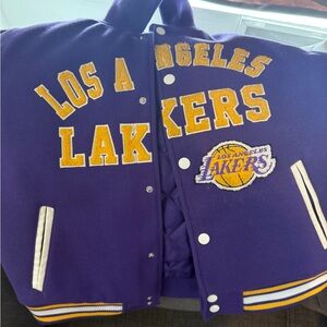 Los Angeles Lakers men Purple Jacket used